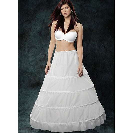 Wedding Dress Drawstring Petticoat 4-Bone