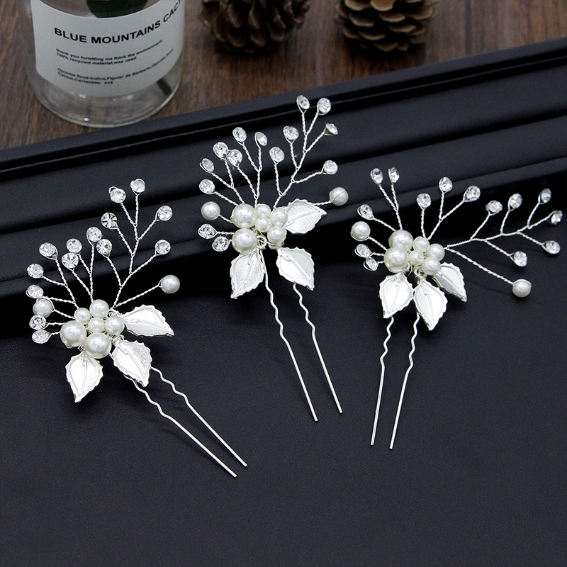 Beautiful Bridal Branch and Leaf Hair Pin